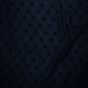 Crinkled Dobby Spot Chiffon Navy