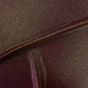 Foiled Georgette - Burgundy Gold Foil