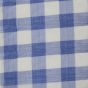 Large Check Chiffon Yoryu Blue White