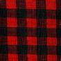 Large Check Chiffon Yoryu Red Black