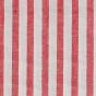 Linen Stone Washed Stripe Red