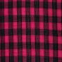 Medium Check Chiffon Yoryu Cerise Black