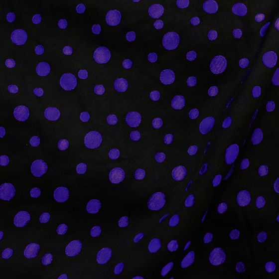 Satin Opal Burnout Purple Black