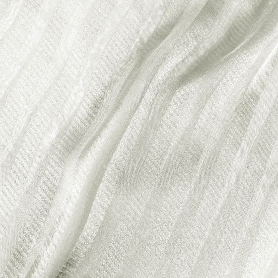 Striped Chiffon Jacquard Cream