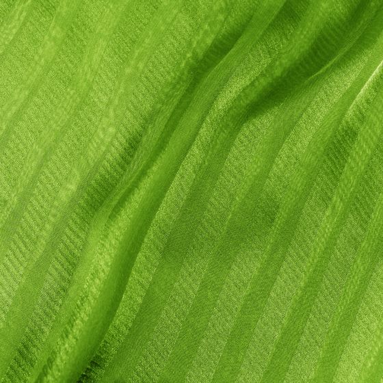 Striped Chiffon Jacquard Lime