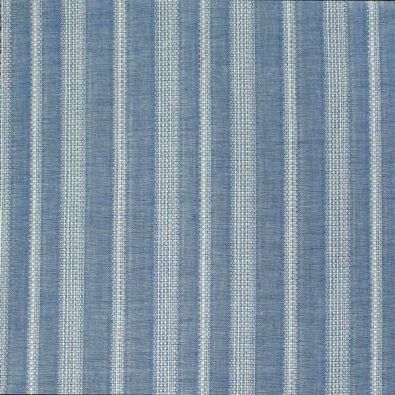 Cotton Border Stripe Blue