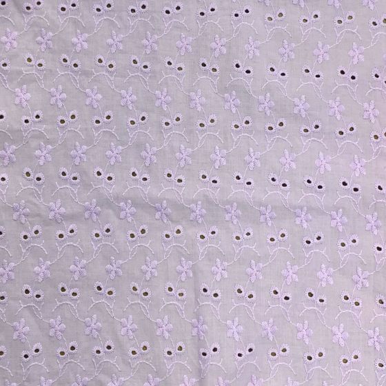 Cotton Embroidery Lilac