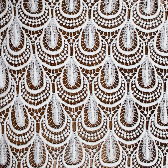 Embroidery Lace White