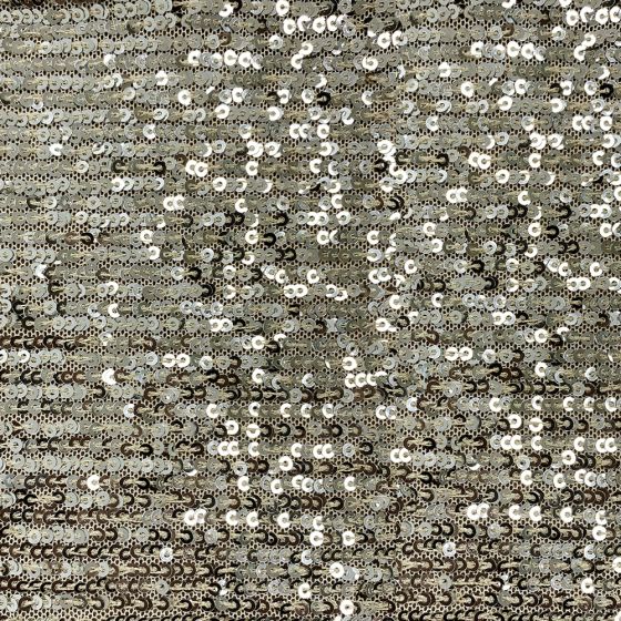 Sequins Mesh Beige