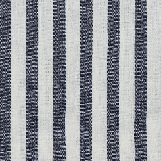 Linen Stone Washed Stripe Navy