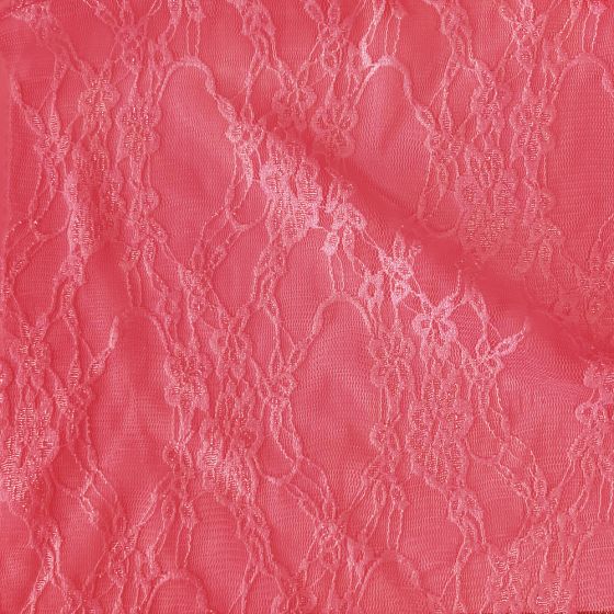 Ditsy Floral Lace Coral