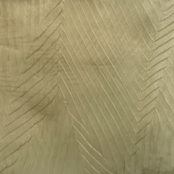Organza Creased Taupe