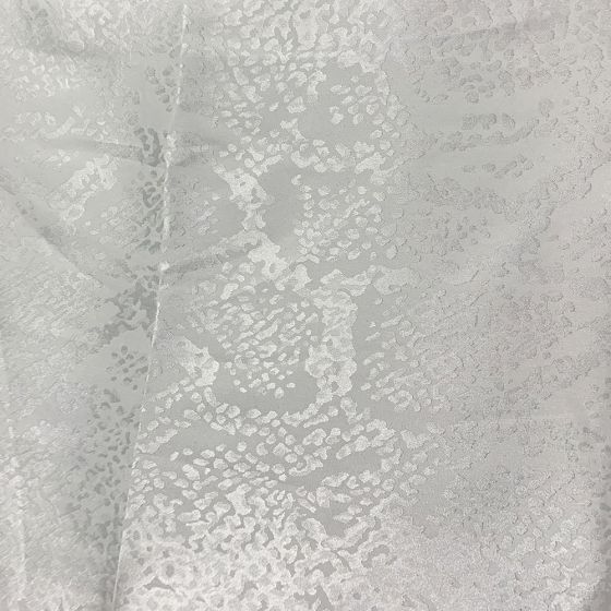 Poly Satin Animal Jacquard SM-3620 Ivory 
