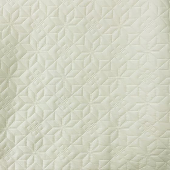 Ponte Roma Quilted Diamond Flower Jacquard White