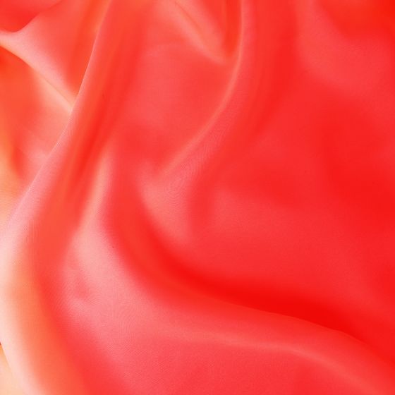 Satin Chiffon Coral