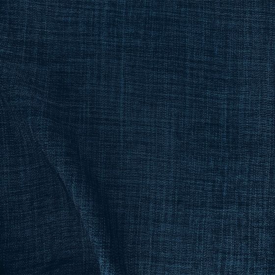 Scratch Linen Look Deep Blue