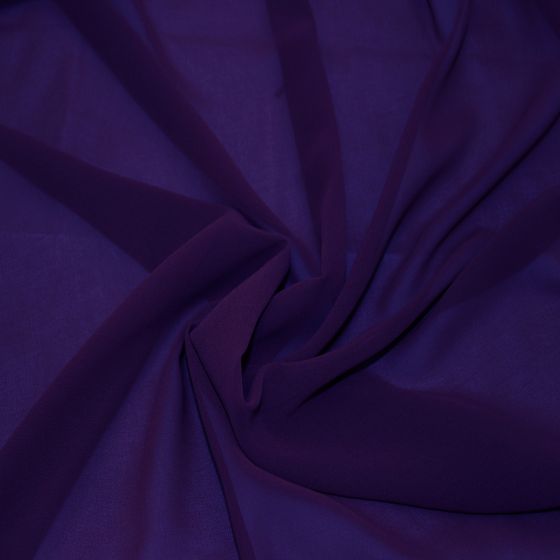 Silky Chiffon Aubergine