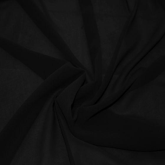 Silky Chiffon Black