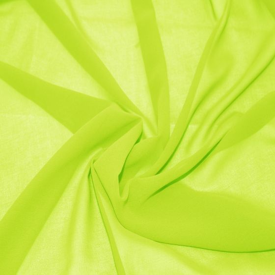 Silky Chiffon Lime Green