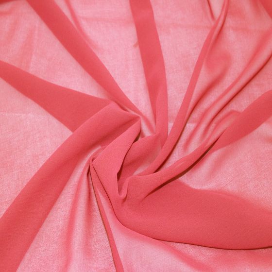 Silky Chiffon Pink Coral