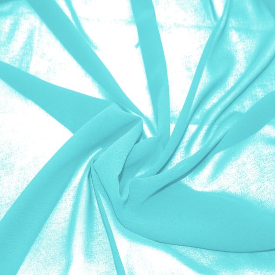 Silky Chiffon Turquoise