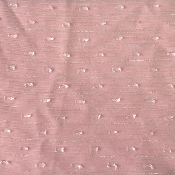Yoryu Chiffon With Spot and Lurex SM-4065 Blush