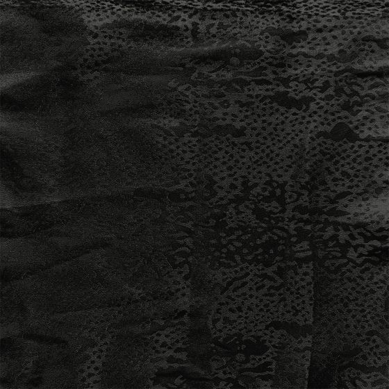 Snake Satin Jacquard Black