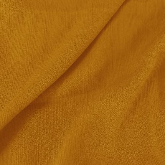 Viscose Crinkle Mustard