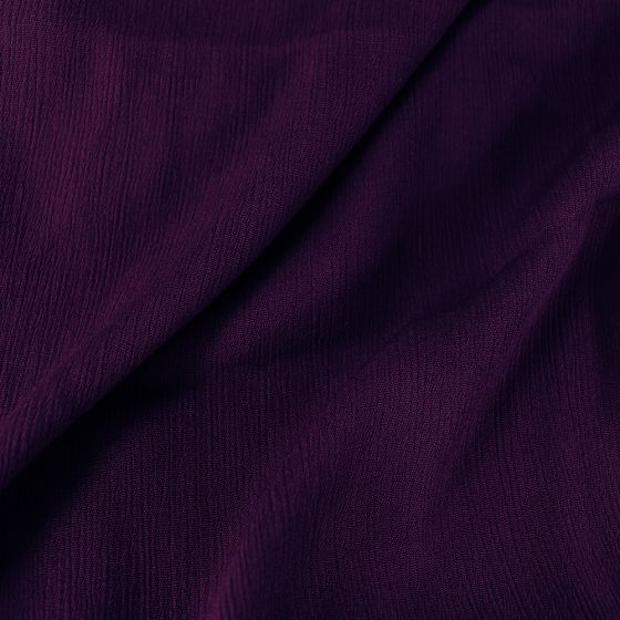 Viscose Crinkle Plum