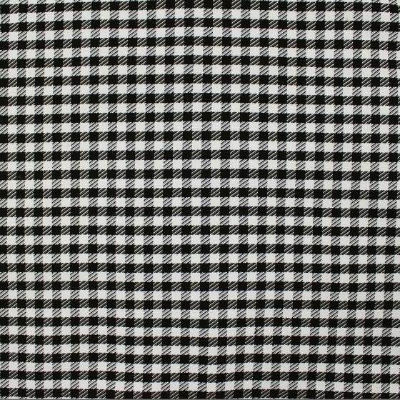 Woven Check CN-2000A D#3 Black White