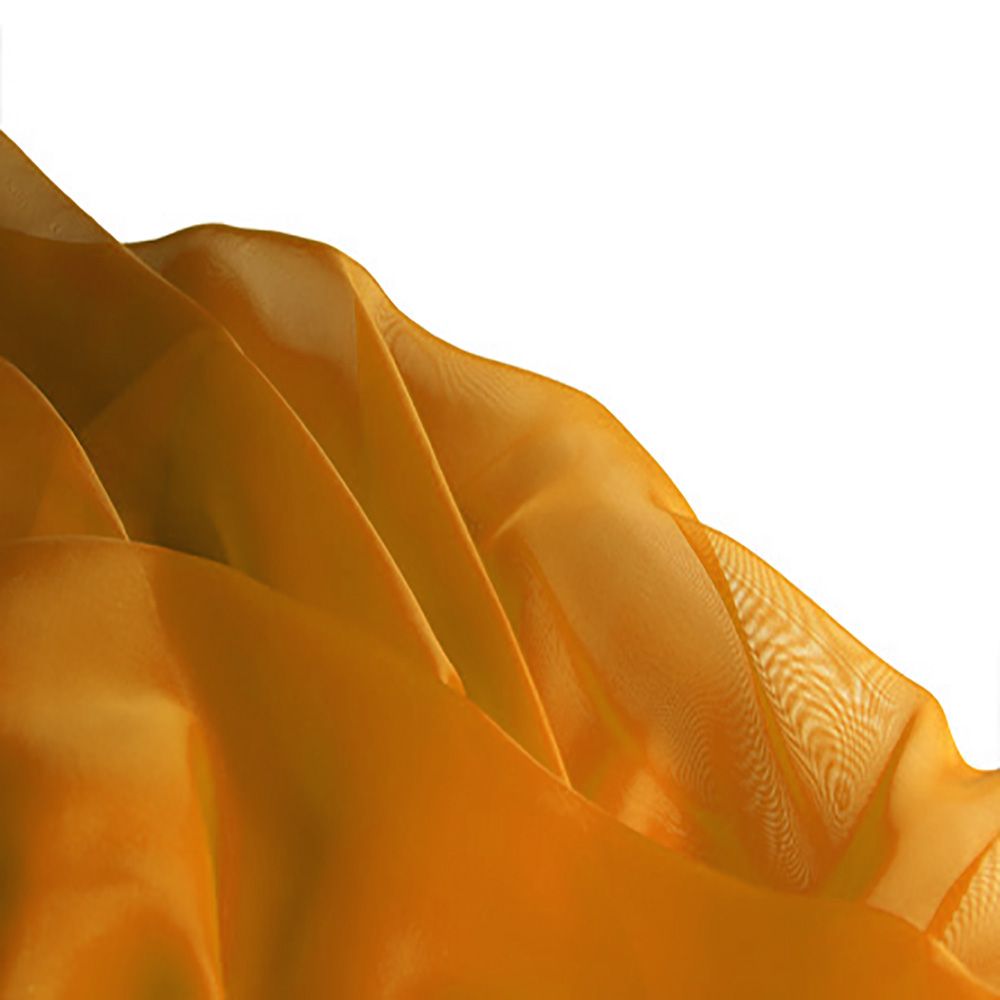 Mustard chiffon fabric discount