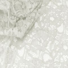 Floral Corded Lace Ivory
