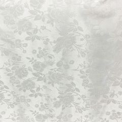 Poly Satin Jacquard C7 Floral Ivory